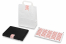 Elongated Christmas seals - Candy canes | PIT Packaging.ie | Bestbuyenvelopes