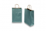 Paper carrier bags with twisted handles - petrol metallic, 220 x 100 x 310 mm, 90 gsm | PIT Packaging.ie | Bestbuyenvelopes