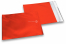 Red coloured matt metallic foil envelopes - 165 x 165 mm | PIT Packaging.ie | Bestbuyenvelopes