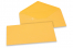 Coloured greeting card envelopes - yellow-gold, 110 x 220 mm | PIT Packaging.ie | Bestbuyenvelopes