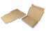 Folding post boxes with seal strip - 310 x 220 x 25 mm (A4), brown | PIT Packaging.ie | Bestbuyenvelopes