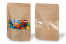 Stand up pouch with window - brown, 200 x 300 x 100 mm, 1800 ml | PIT Packaging.ie | Bestbuyenvelopes