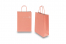 Paper carrier bags with twisted handles - salmon pink, 220 x 100 x 310 mm, 90 gsm | PIT Packaging.ie | Bestbuyenvelopes