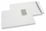 Basic window envelopes, 229 x 324 mm, 100 grs., window left 55 x 90 mm, window position 20 mm from the left side and 60 mm from the top, strip closure | PIT Packaging.ie | Bestbuyenvelopes