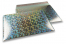 ECO metallic bubble envelopes - silver holographic 320 x 425 mm | PIT Packaging.ie | Bestbuyenvelopes