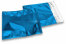 Coloured metallic foil envelopes blue - 165 x 165 mm | PIT Packaging.ie | Bestbuyenvelopes