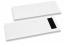Cutlery bags white without incision + black paper napkin | PIT Packaging.ie | Bestbuyenvelopes
