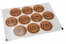 Baptism envelope seals - il mio battesimo brown with black wreath | PIT Packaging.ie | Bestbuyenvelopes