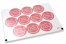 Communion envelope seals - la mia prima comunione pink with white wreath | PIT Packaging.ie | Bestbuyenvelopes