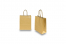 Paper carrier bags with twisted handles - gold, 180 x 80 x 220 mm, 90 gsm | PIT Packaging.ie | Bestbuyenvelopes