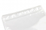 Example of the sealing seam of the heatsealer type 302LM on a transparant stand up pouch: 2-layer 12PET/80PE material | PIT Packaging.ie | Bestbuyenvelopes
