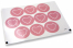 Love envelope seals - pink with white heart with leaves | PIT Packaging.ie | Bestbuyenvelopes