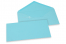 Coloured greeting card envelopes - sky blue, 110 x 220 mm | PIT Packaging.ie | Bestbuyenvelopes