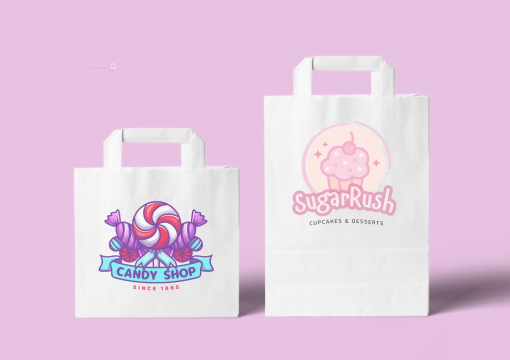  Paper carrier bags with folded handles | PIT Packaging.ie | Bestbuyenvelopes
