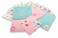 Birth envelope seals - various | PIT Packaging.ie | Bestbuyenvelopes