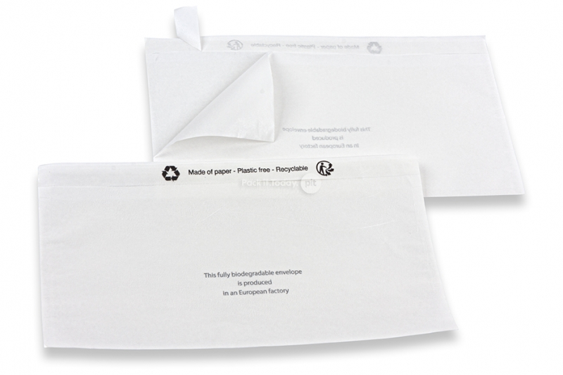 Paper packing list envelopes - 120 x 228 mm without print