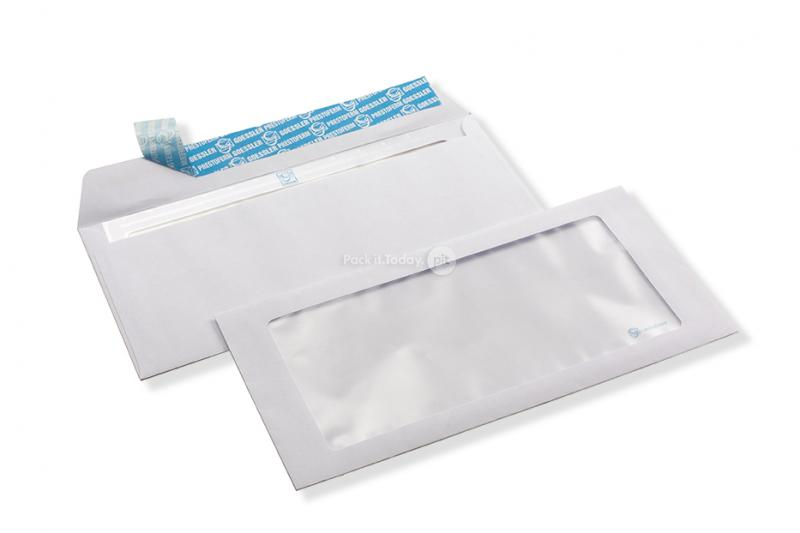 Panorama window envelope, 114 x 229 mm (C5/6), 100 gram, strip closure, (window format 85 x 185 mm, position: 22 mm from the left, 15 mm from the bottom)