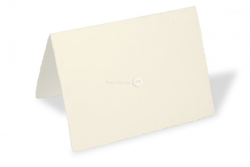 Handmade paper cards - long side folded