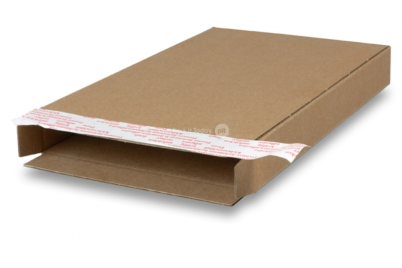 Post boxes with seal strip - brown