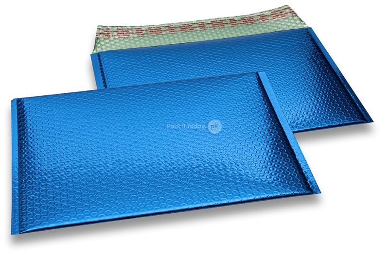 ECO metallic bubble envelopes - dark blue 235 x 325 mm