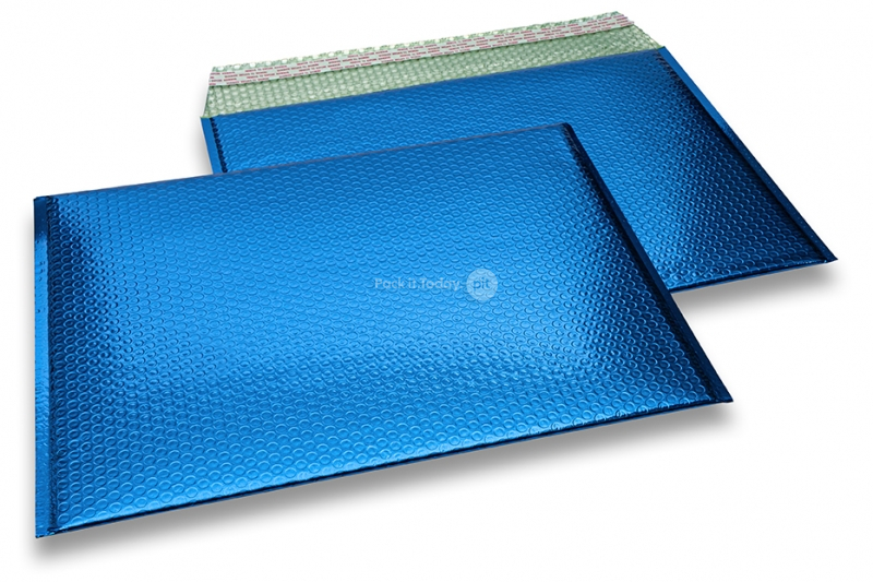 ECO metallic bubble envelopes - dark blue 320 x 425 mm