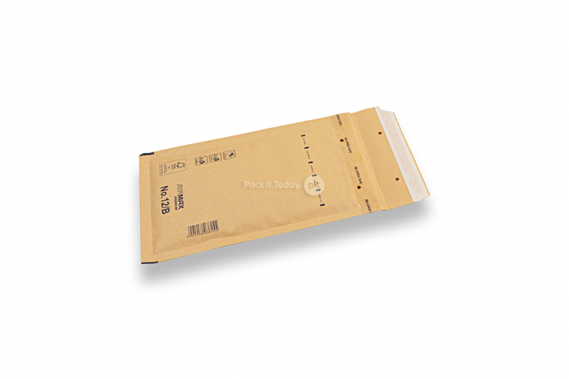 Brown bubble envelopes (80 gsm) - 120 x 215 mm (B12)