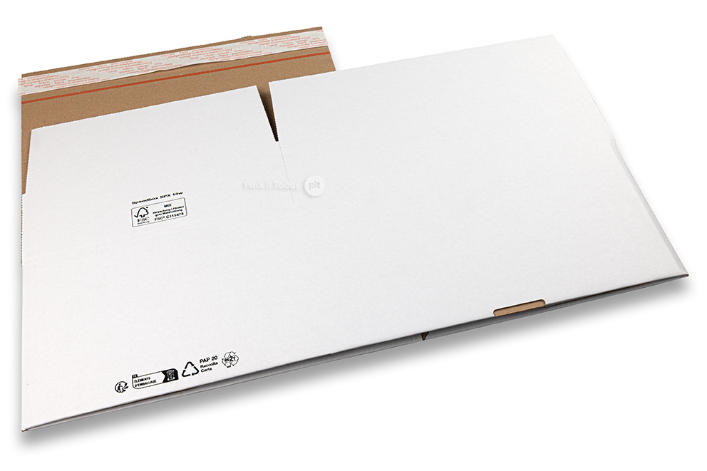 Crash lock box - white, 370 x 280 x 173 mm - SPX13