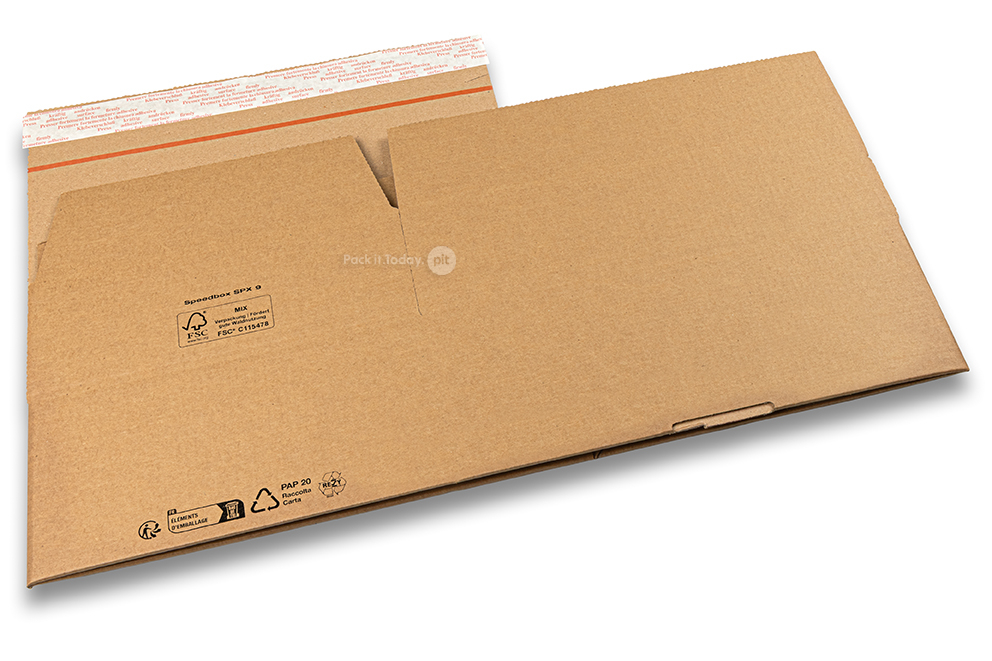Crash lock box - brown, 310 x 230 x 110 mm - SPX9