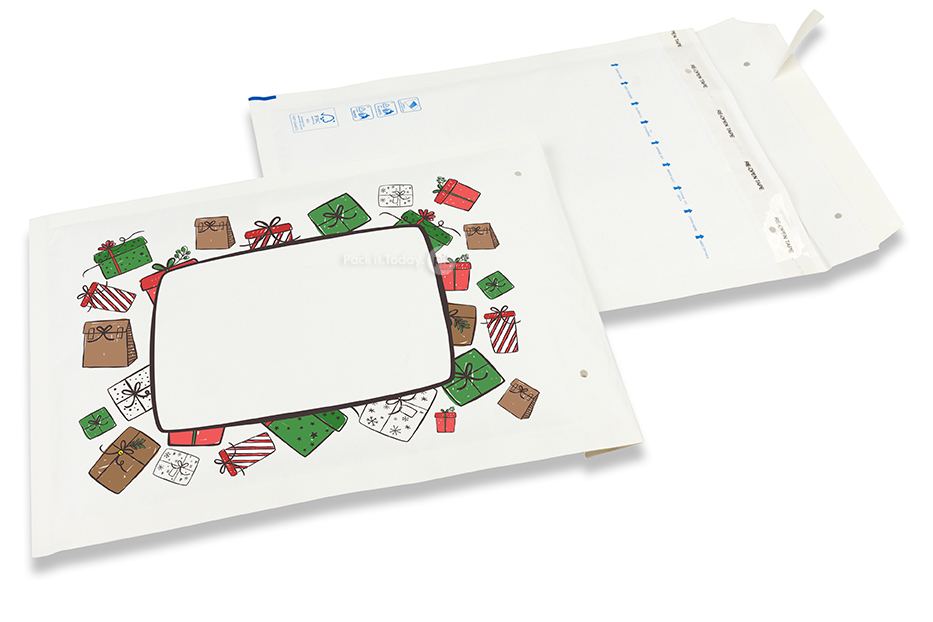 White Christmas bubble envelopes - Gifts