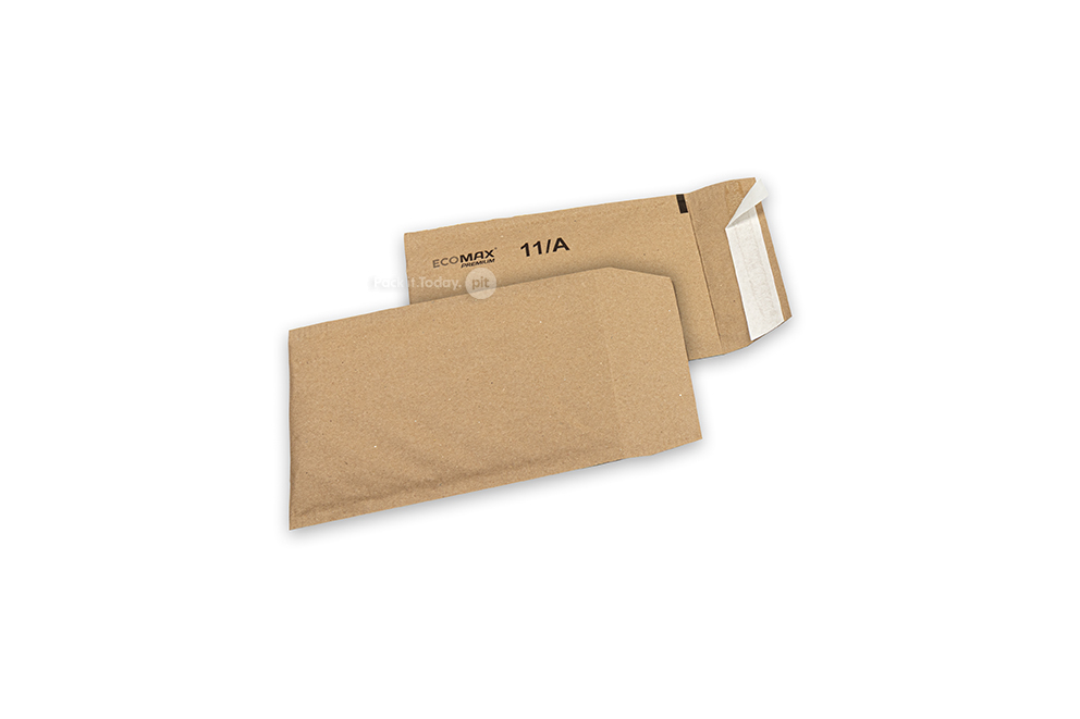 Paper padded envelopes Ecomax - 100 x 165 mm, 11/A, brown