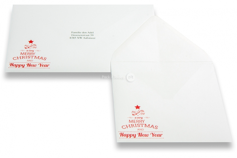 Christmas card envelopes - Wish