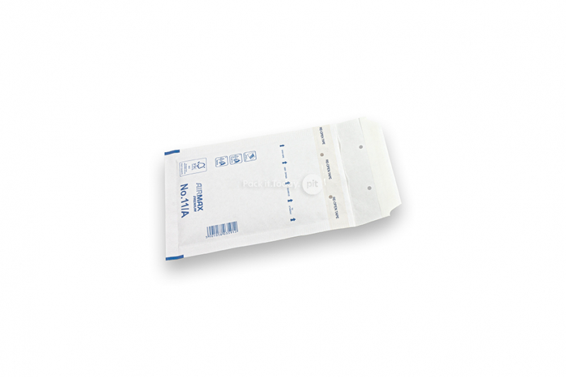 White paper bubble envelopes (80 gsm) - 100 x 165 mm