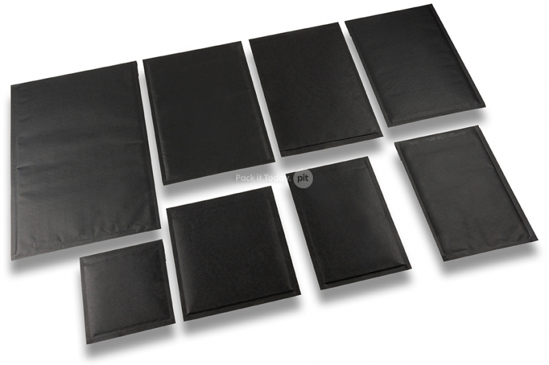 Black paper bubble envelopes 