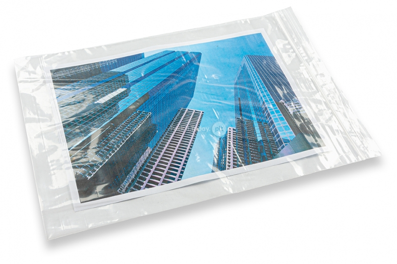 Grip-seal bags - transparent (example with contents)