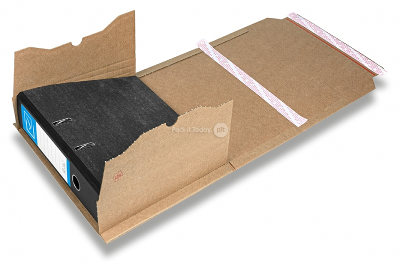 Lever-arch file packaging